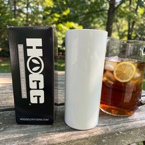 HOGG White Skinny Tumbler 20 oz